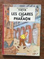 Tintin dos toilé rouge Les cigares du pharaon
