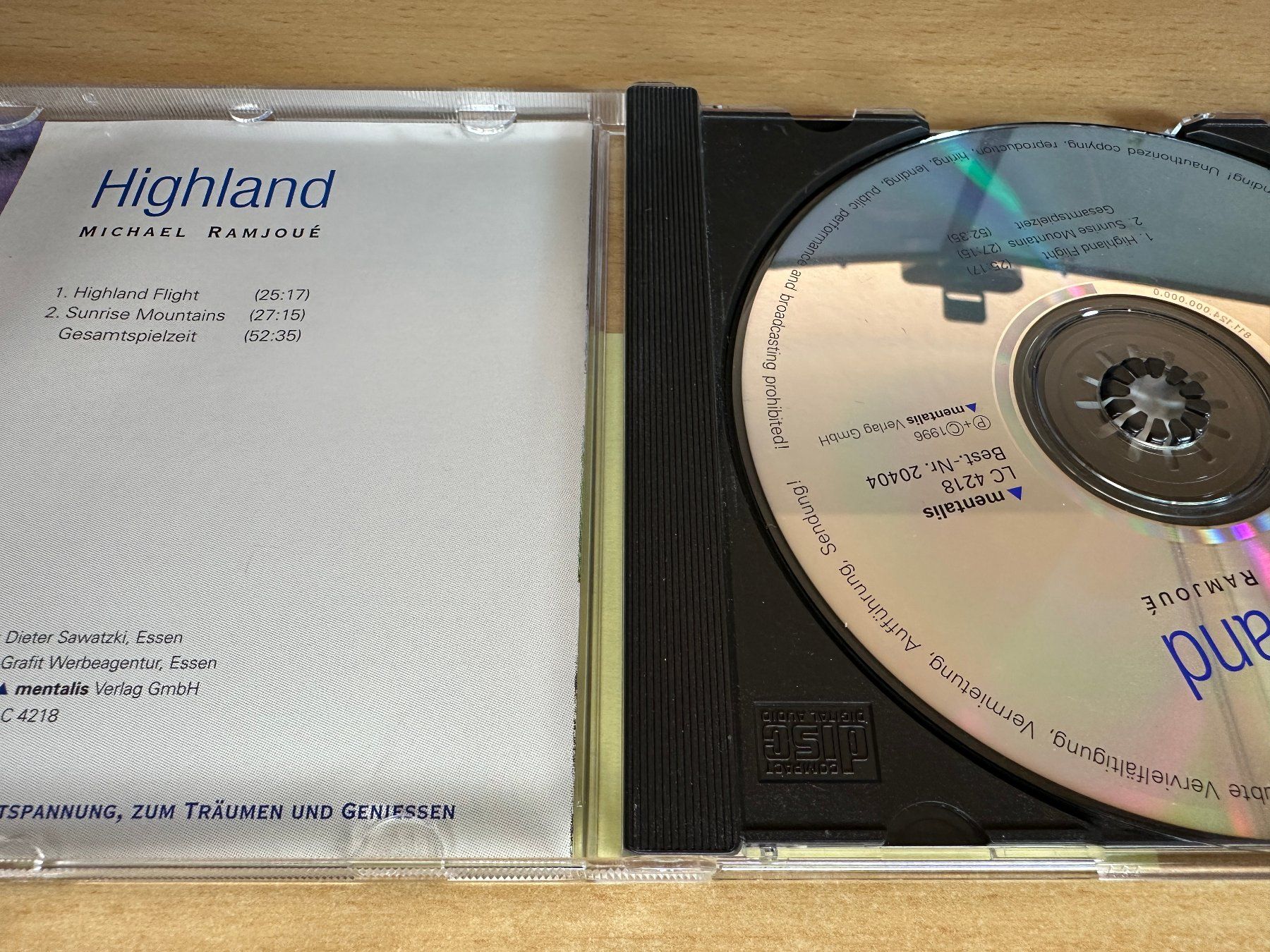 CD: Michael Ramjoué – Highland – Usato da Rikon im Tösstal venduto da Alpenmutz 2