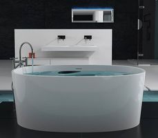 Freistehende Badewanne Modell REMO 155cm