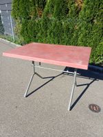Vintage Gartentisch, klappbar, GFK
