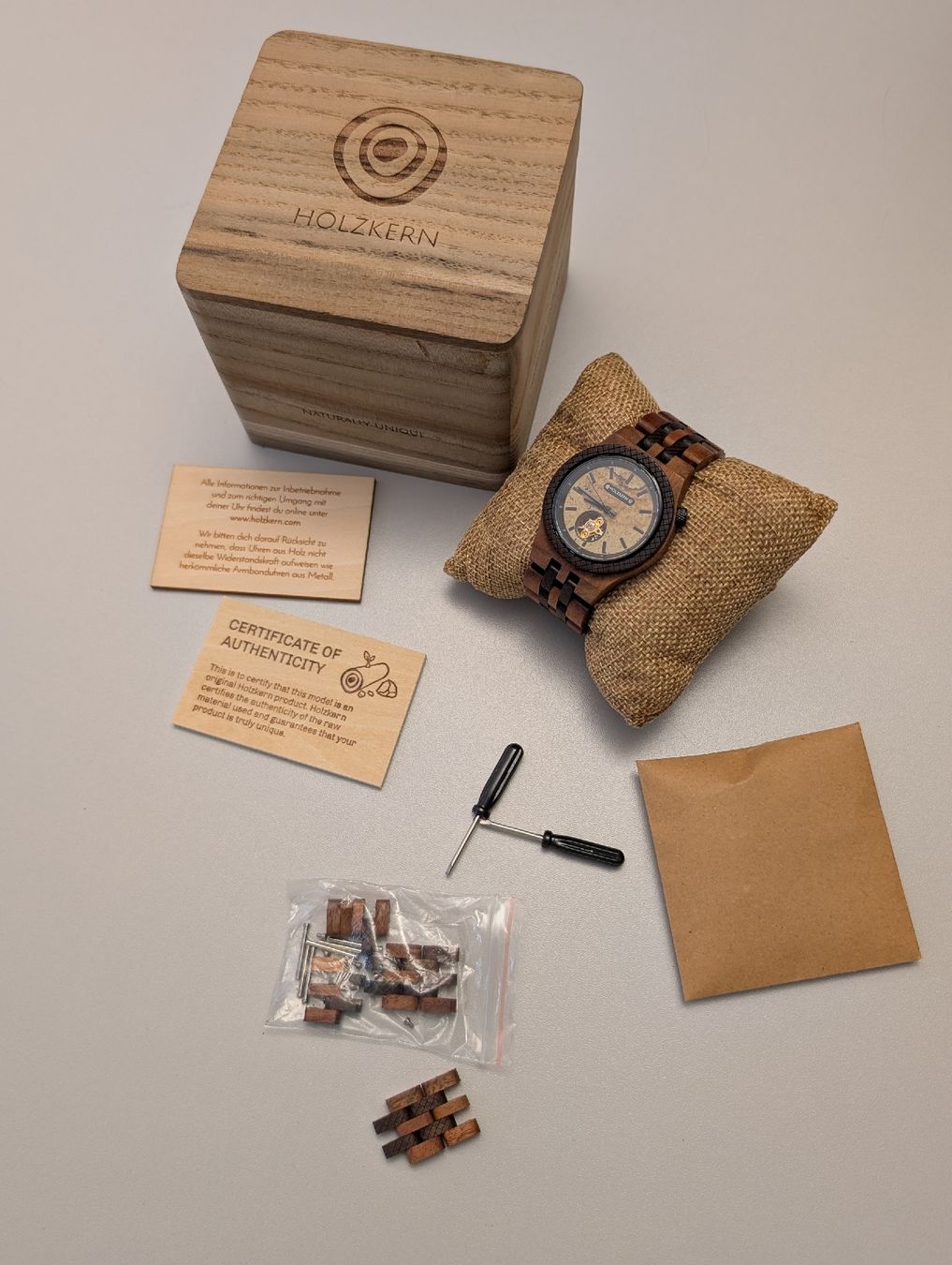 Orologi: Holzkern Uhr automatisch – Nuovo (secondo la descrizione) da Stäfa venduto da IsaBach 4