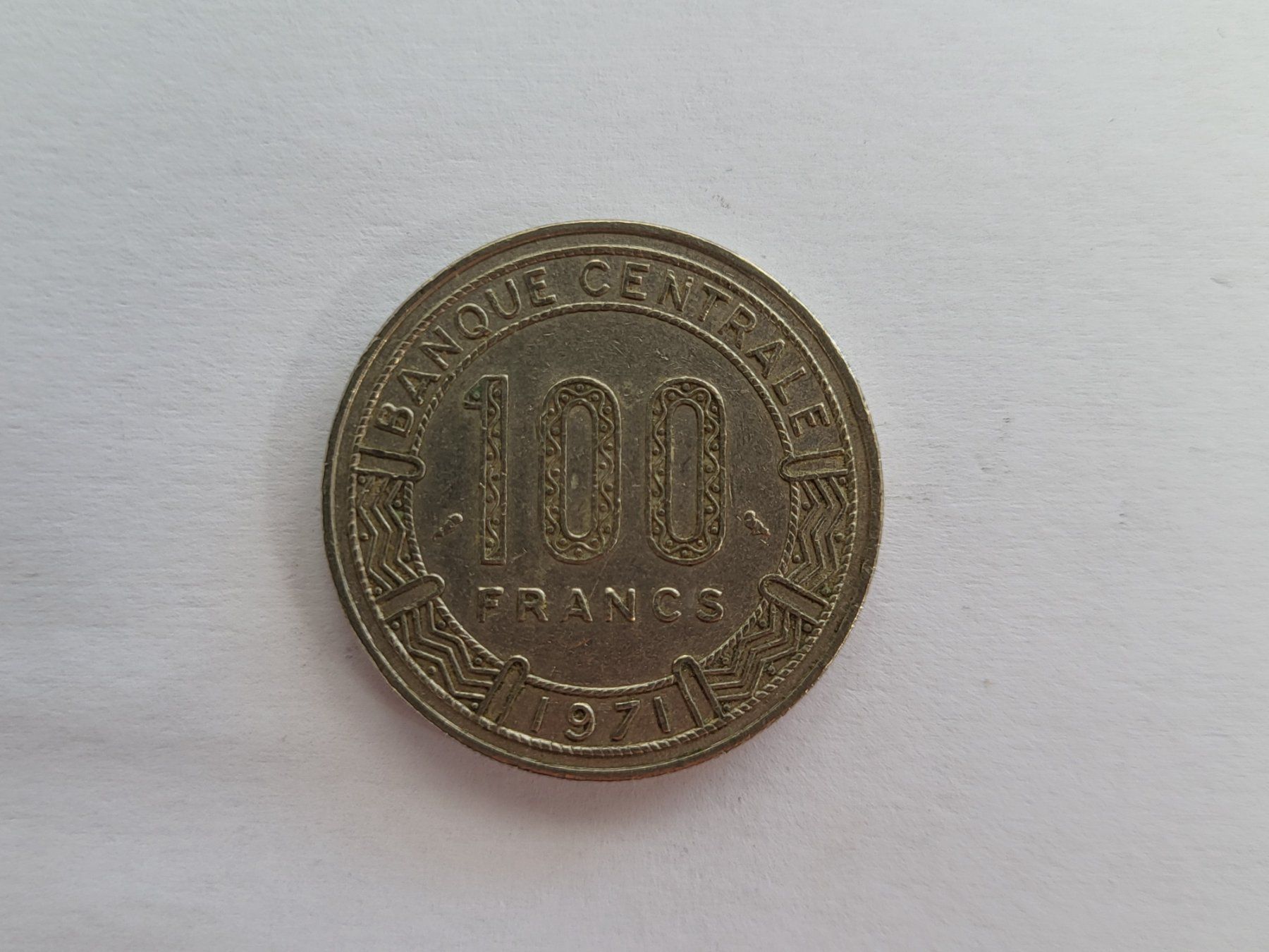 Tutti le monete: 100 Francs Kamerun 1971 – Usato da Pravidondaz venduto da LVtik