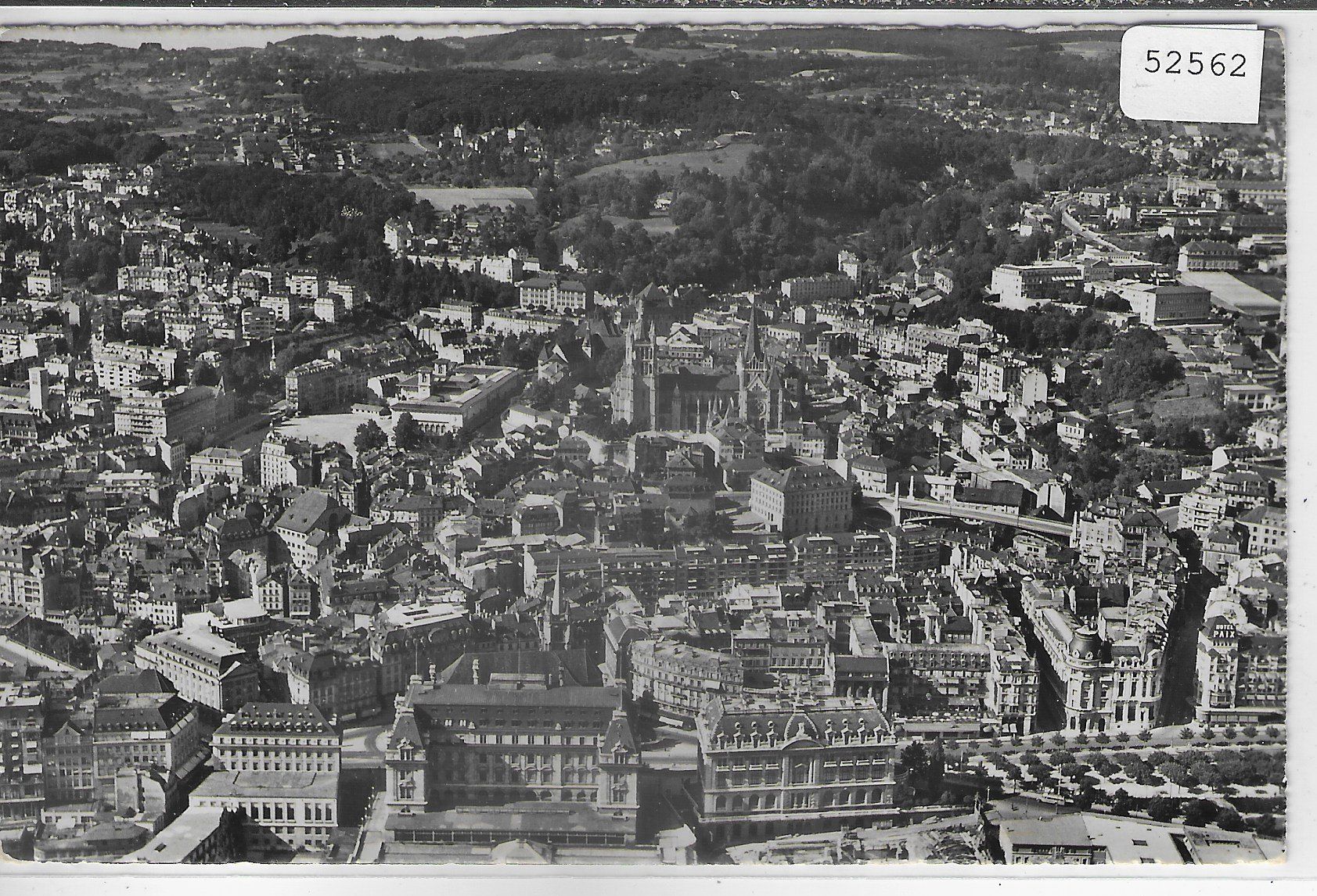 Cartoline postali: Lausanne - vue aerienne – Usato da Ettingen venduto da Kartenplanet
