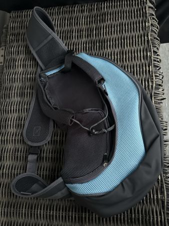 Praktische Welpe /Kleinhunde Umhängetasche, neuwertig, 
