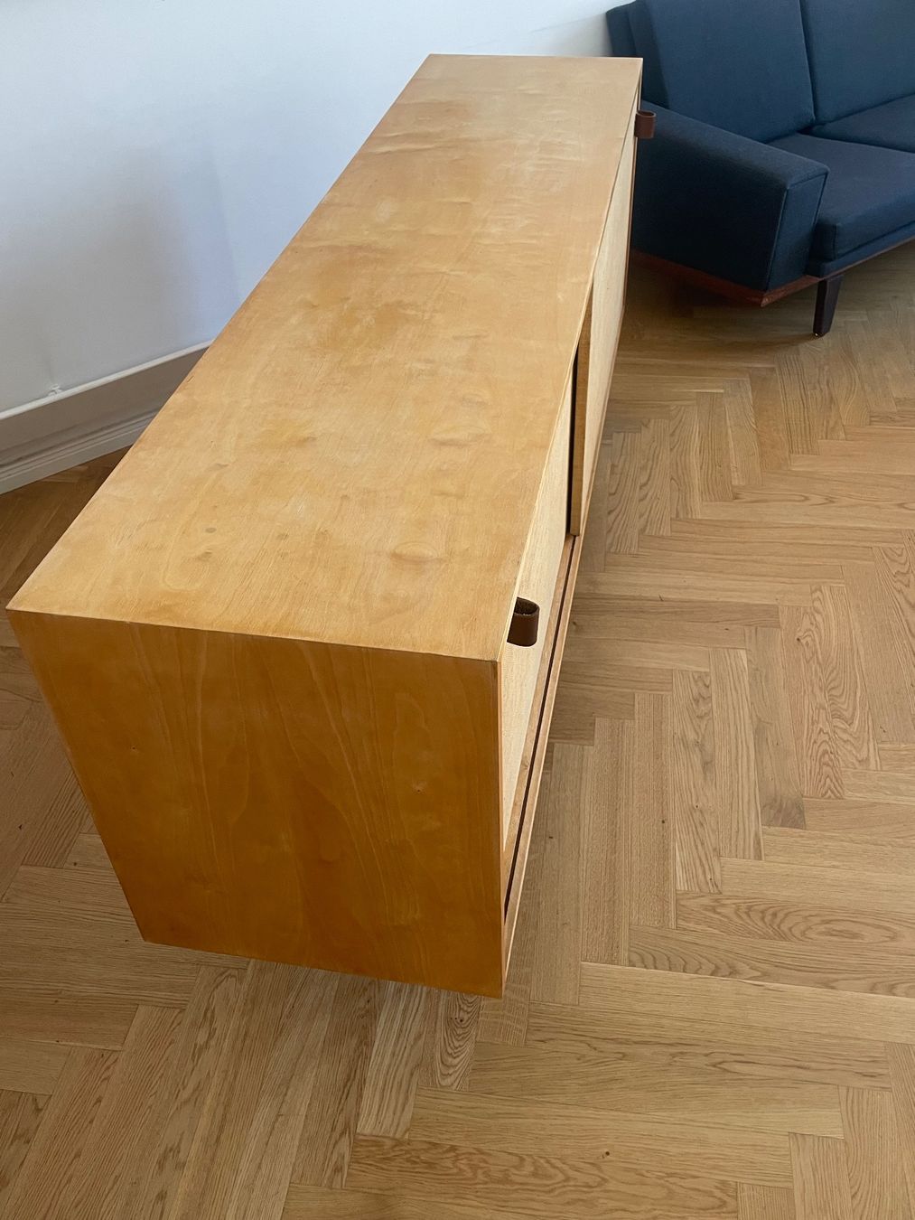 Knoll Kommoden: Sideboard Florence Knoll 116 Seegras  1940s – Gebraucht aus Basel von MidMod20C 4
