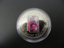 Medaille Währung Schweiz Banknote 20 Franken 2000
