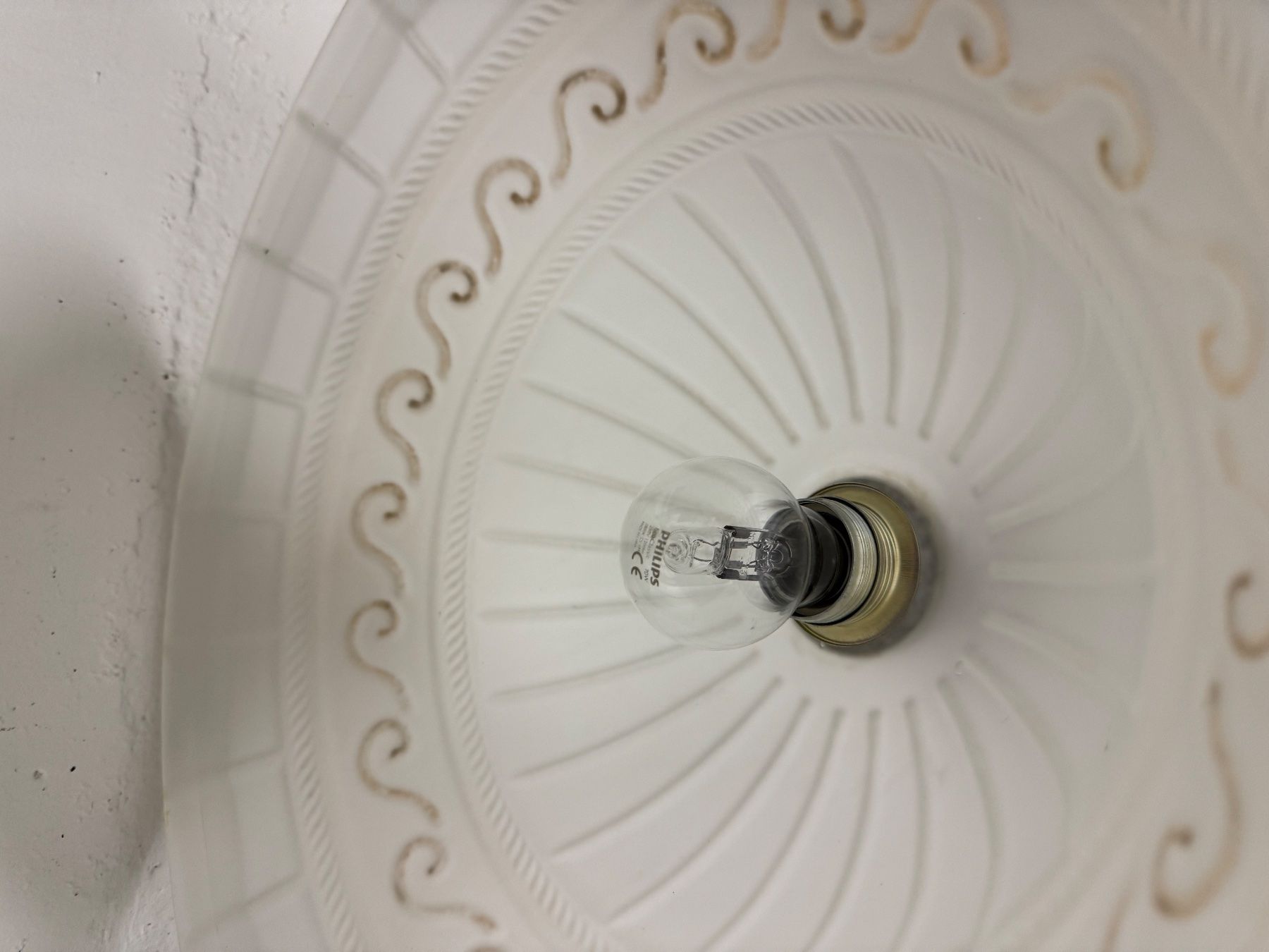 Lampadari & plafoniere: Hängeleuchte Opalglas Messing – Usato da Feldmeilen venduto da Allerlei3112 2