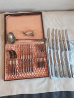Versilbertes Besteck + Peugeot Frères Mühle (FRIODUR,WMF)