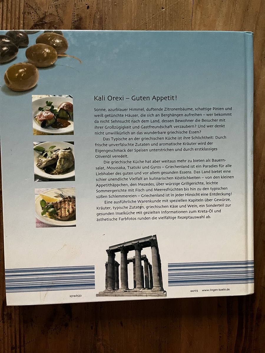 Libri: Kochbuch: Griechisch kochen - Vielfalt entdecken! – Usato da Brugg AG venduto da corkycanada 1