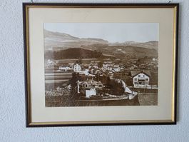 Bild gerahmt - antikes Photo Region Bern