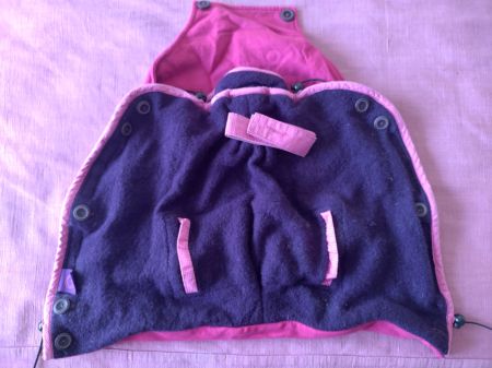 Winter-Tragecover für Tragehilfe lila-pink, Olten/ZH/BE