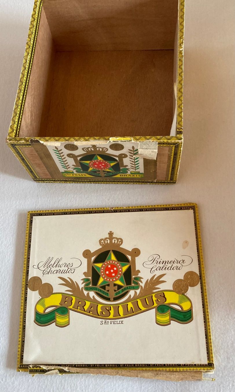 Sigari: Antike Zigarrenkiste BRASILIUS – Difettoso da Liebefeld venduto da Rhy19 1