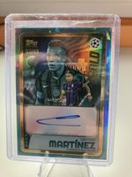 Topps Gold Lautaro Martinez Autograph 02/49 neuwertig