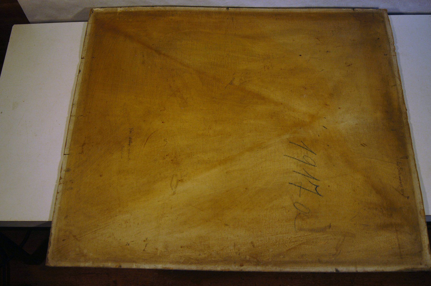 Gemälde: Gletscherbild monogrammiert S.C.1906 Oel auf Karton – Gebraucht aus Herisau von Wisen 8