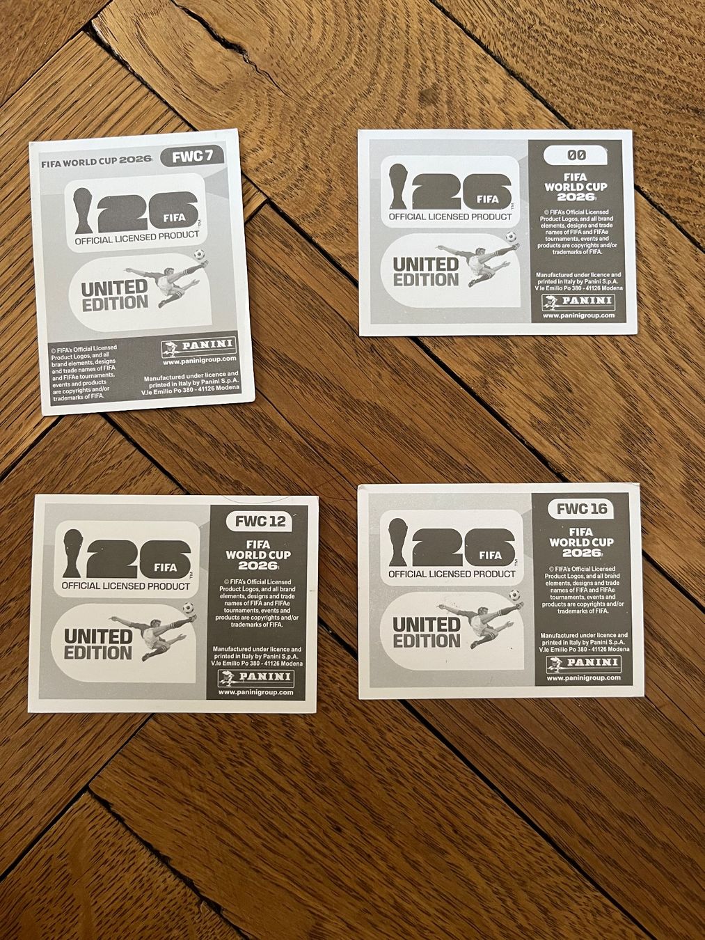 Panini Cartes à collectionner: 4x FWC-Stickers – Neuf (Voir description) à Basel par susha24 1