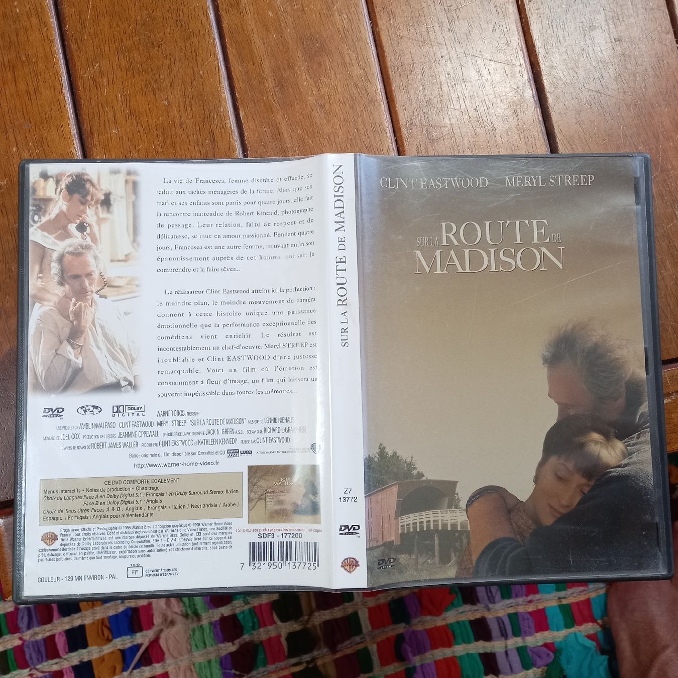 Tutti i DVDs: sur la route de madison – Usato da St-Cergue venduto da VeganWarrior