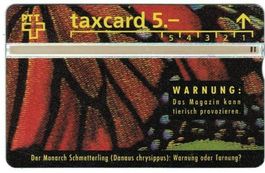 Taxcard 212L_64248 Magazin, Schmetterling, RS: “Wochenende”
