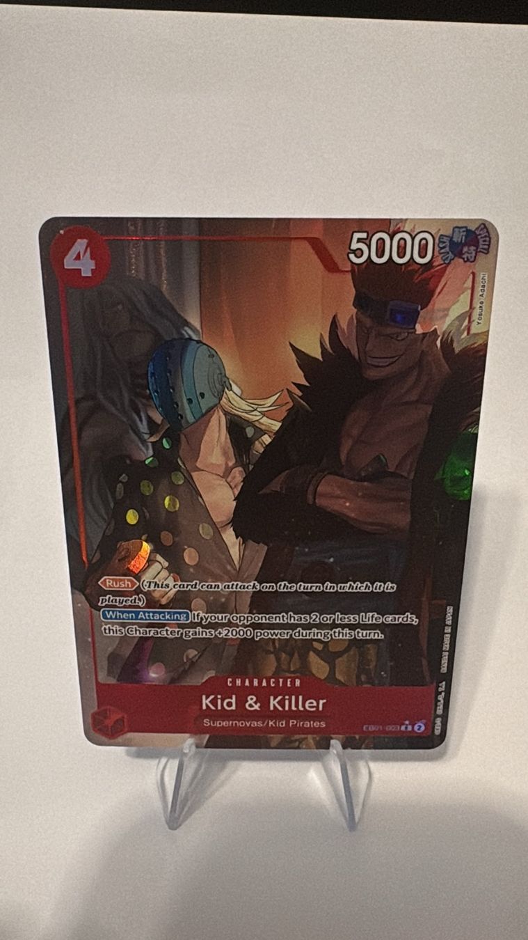 Bandai Sammelbilder & Trading cards: One Piece TCG - EB01-003 Kid & Killer – Neu (gemäss Beschreibung) aus Birsfelden von alex4127