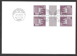 FDC S68 im Paar ET Genève 5.1.1976