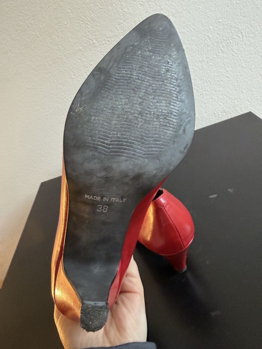 Damenschuhe: Varese Leder Pump rot Grösse 38 – Gebraucht aus Schwarzenegg von sbuergy 7