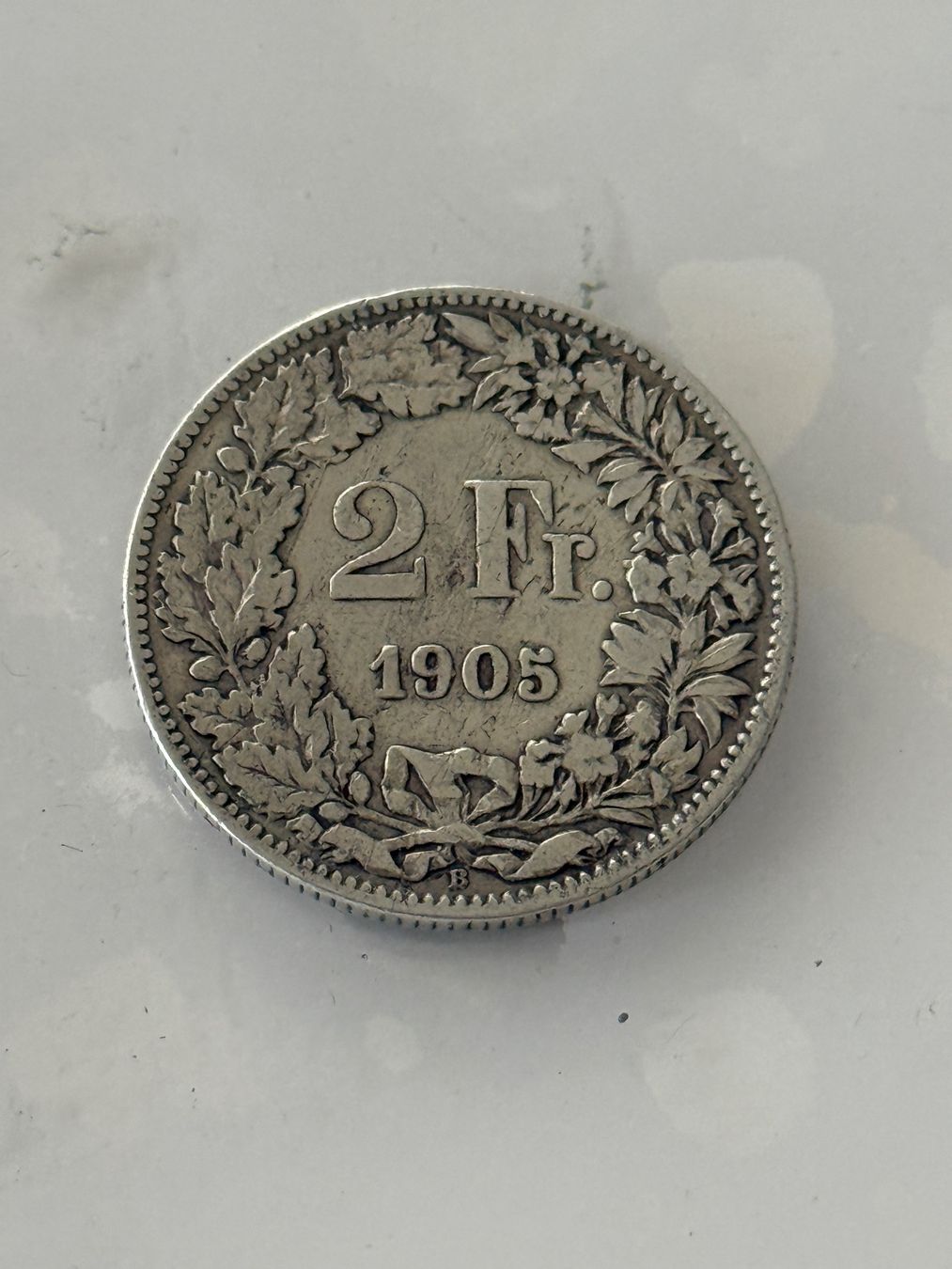 Tutti le monete: 2 Franken 1905  Rar – Usato da Wallisellen venduto da SWISS_SILVER1