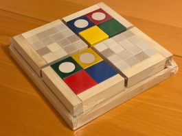Set mit Holzbauklötzen