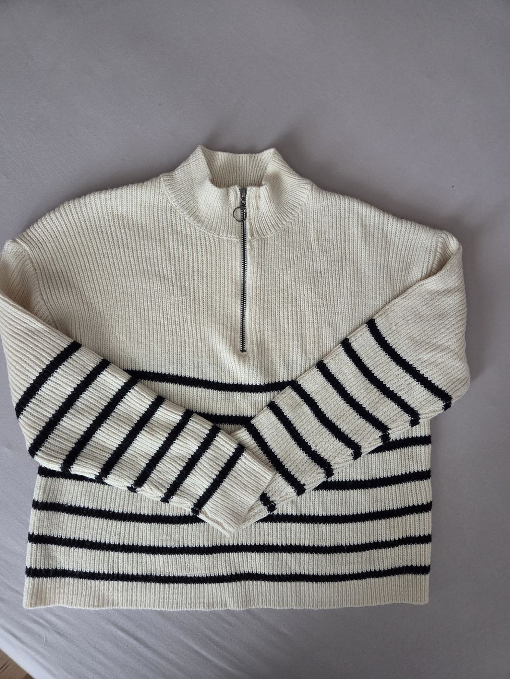 Pullover & Sweatshirts: Damen Pullover gestreift Grösse S mit Reissverschluss – Neu (gemäss Beschreibung) aus Hittnau von SirKahn 3