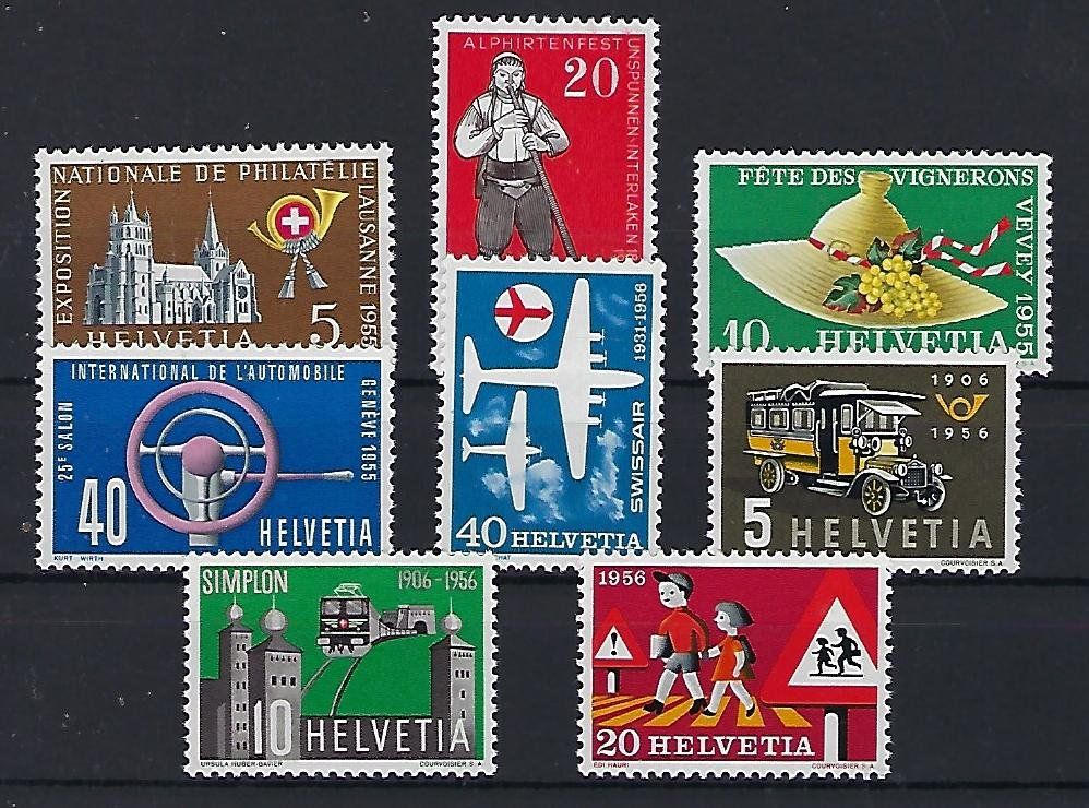 Tutti i francobolli: 1955-56 Werbemarken postfrisch **  15337 – Usato da Lunden venduto da Animus999