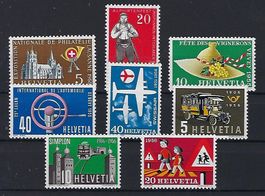 1955-56 Werbemarken postfrisch **  15337