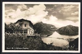 AK Lugano, Hotel Mt. S. Salvatore, 1948