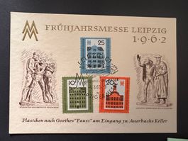 DDR 1962 Leipzig Messe Postkarte   (3469)