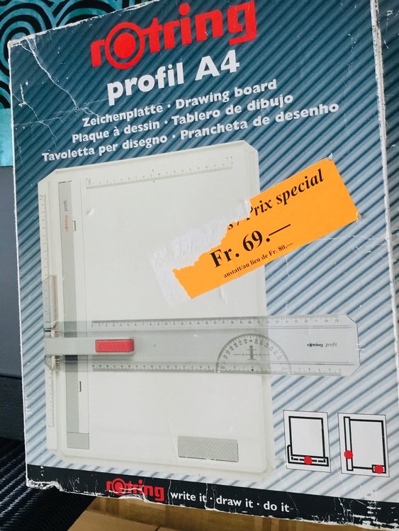 ROTRING PROFIL A4 plaque à dessin quart du prix valeur 80.- | Kaufen ...
