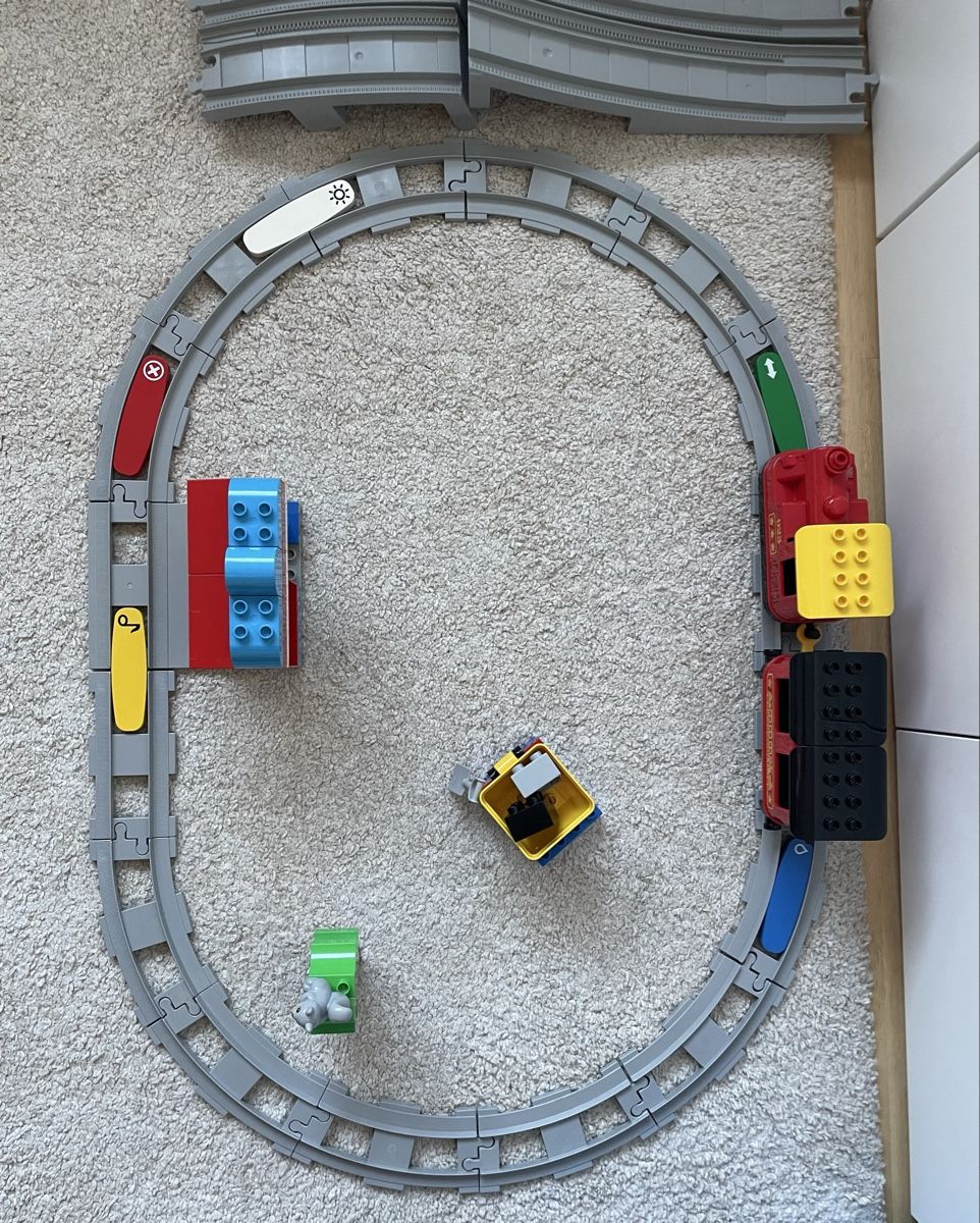 Lego Giocattoli: LEGO Duplo Dampfeisenbahnset – Usato da Basel venduto da meretba 2