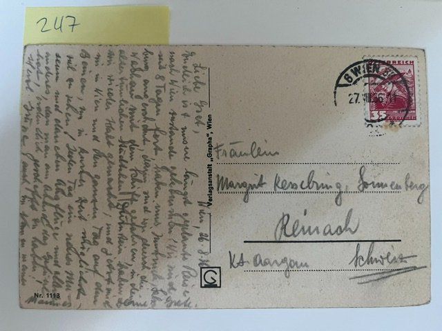 Cartoline postali: Ansichtskarte Wien Stephansdom alter Druck; 1936 – Usato da Niederwil AG venduto da dahu75 1