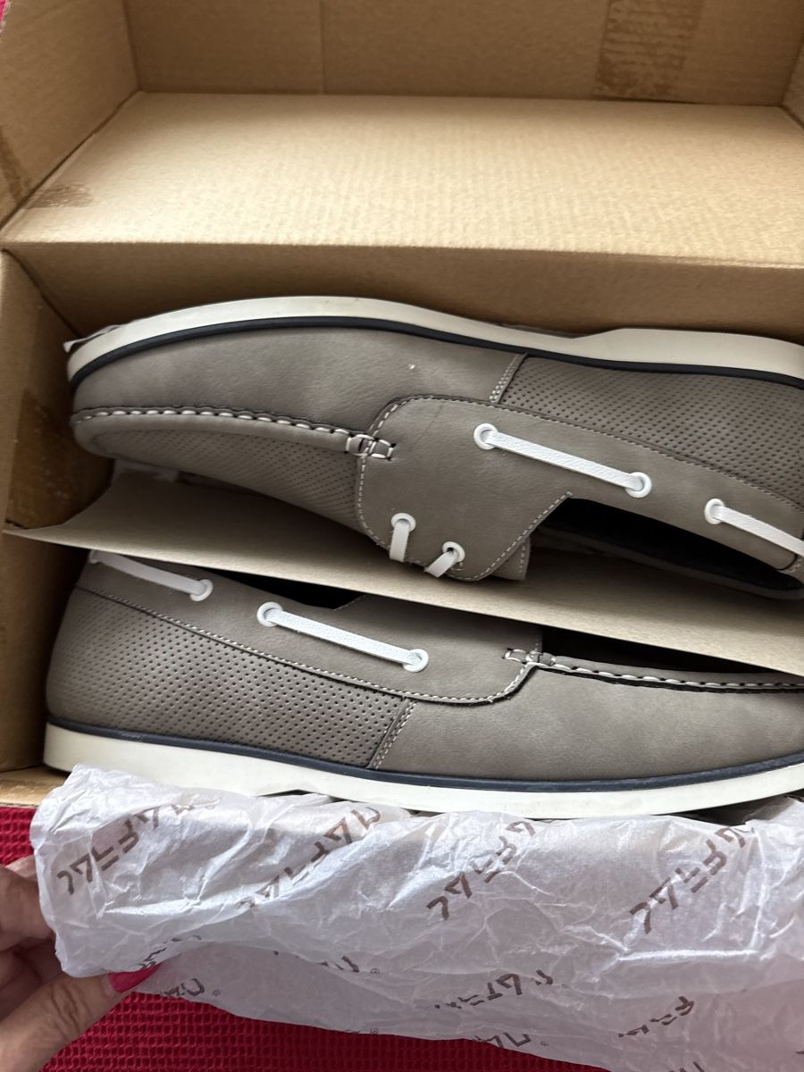 Herrenschuhe: NEU***HERREN SCHUHE LEDER GRAU Gr. 44***TOP GESCHENK*** – Neu und originalverpackt aus Zürich von Ceca52 7