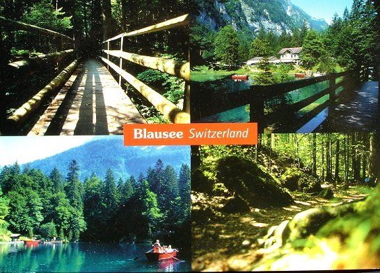 Ansichtskarten: Mitholz BLAUSEE – Gebraucht aus Jona von philajona