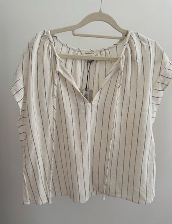 River Island linen blouse