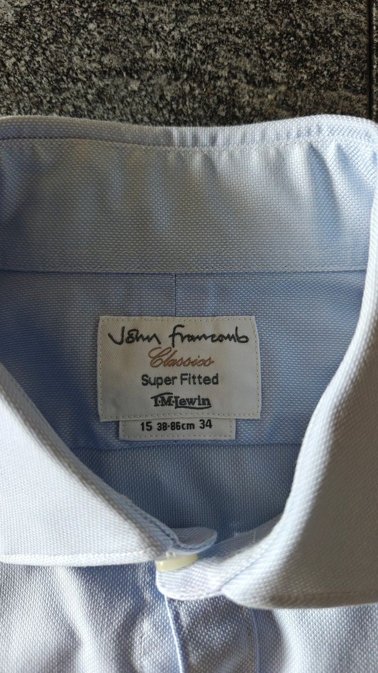 Hemden: TM Lewin Hemd Hellblau - Super Fitted Grösse 38/86 Slim Fit – Gebraucht aus Zürich von kr_span_99 1