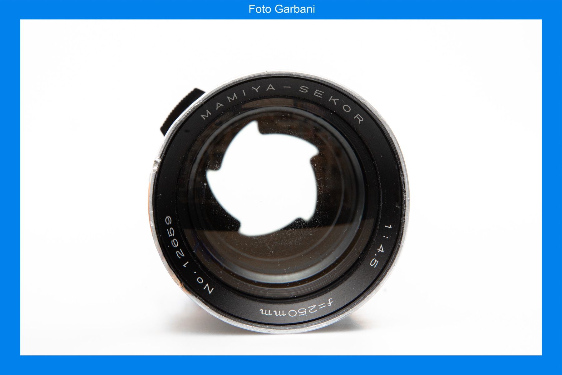 Mamiya Obiettivi: Mamiya-Sekor 250mm f4.5 – Usato da Muralto venduto da FotoGarbani 2