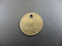Alte Hundemarke Kanton St. Gallen 1990 - Hund