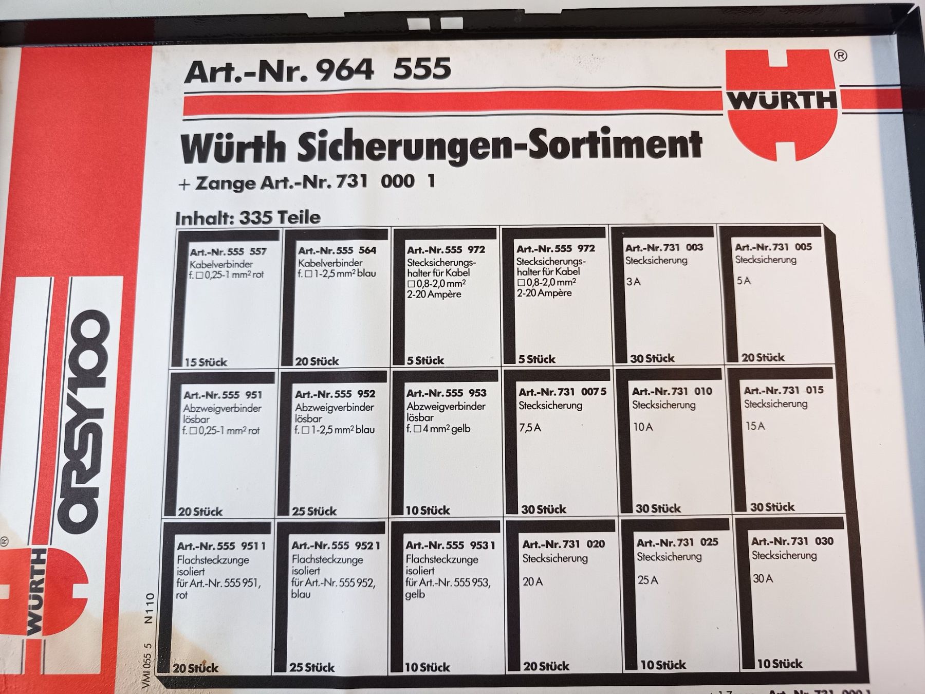 Würth Alle Werkzeuge: Würth Sicherungen Sortiment – Gebraucht aus Oberegg von A-Z.Handel.Loehrer 2