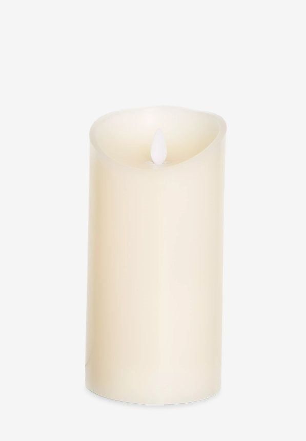 Candele: LED Echtwachs Kerze DeLuxe, bew. Flamme – Nuovo e nell'imballaggio originale da Humlikon venduto da GX30 1
