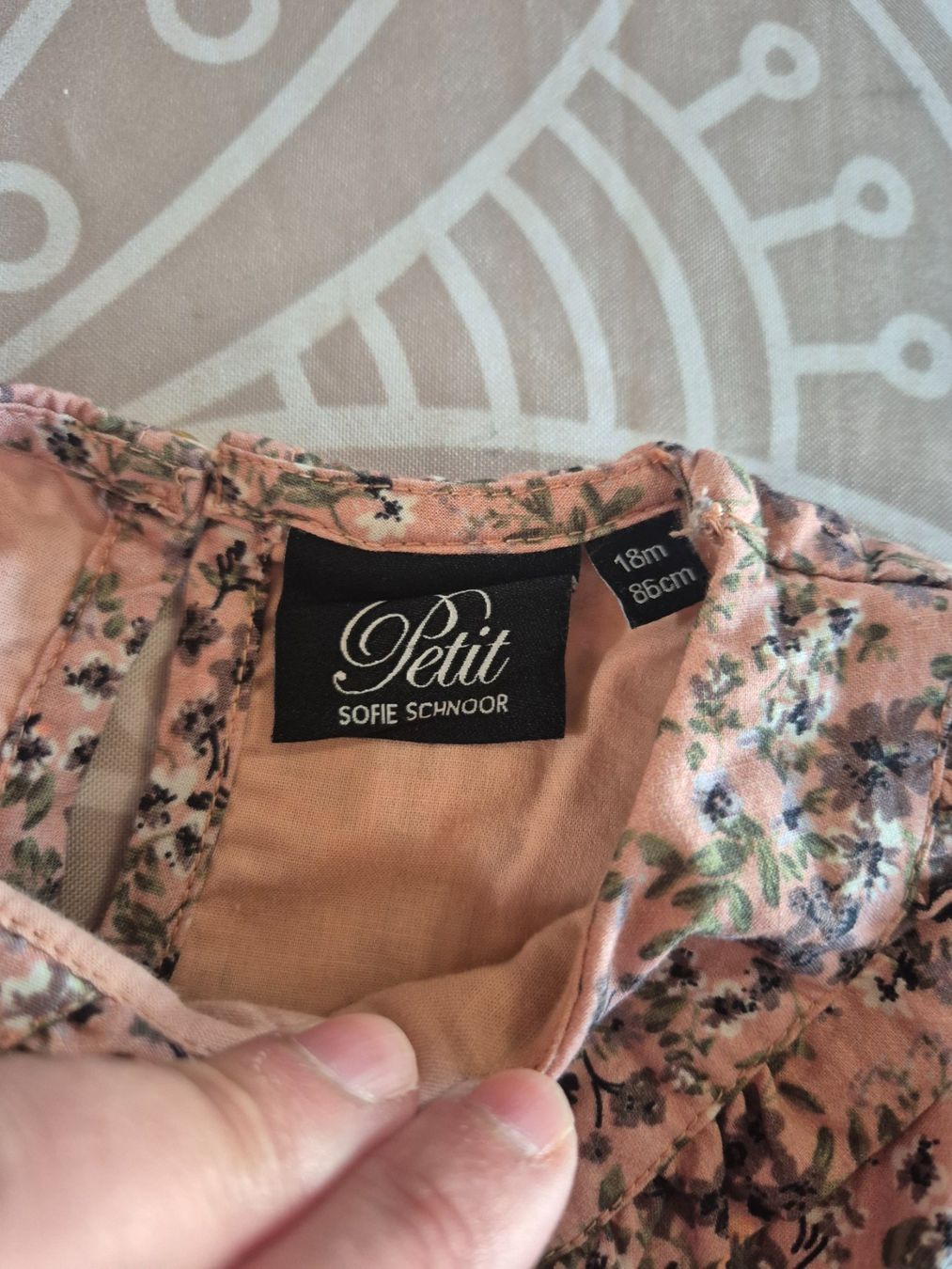 Kleider & Röcke: Süsses Petit Sofie Schnoor Kleid Blumenmuster rosa Grösse. – Gebraucht aus Urdorf von Nataschli 2