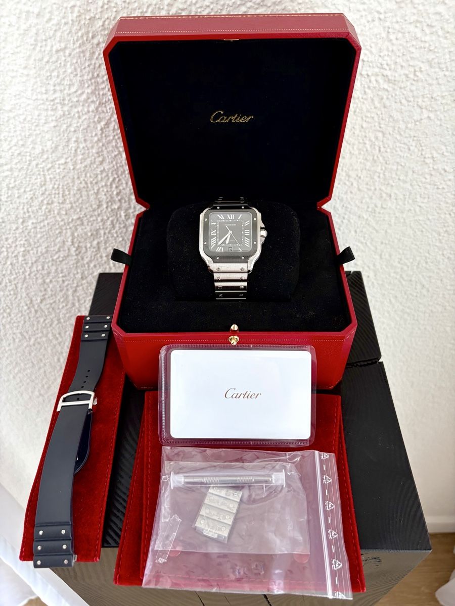 Cartier Orologi: Cartier Santos Large WSSA0037 – Nuovo (secondo la descrizione) da Meggen venduto da Alexander2023 4