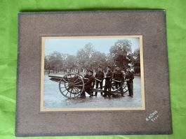 Antikes Militärfoto Foto König Thun
