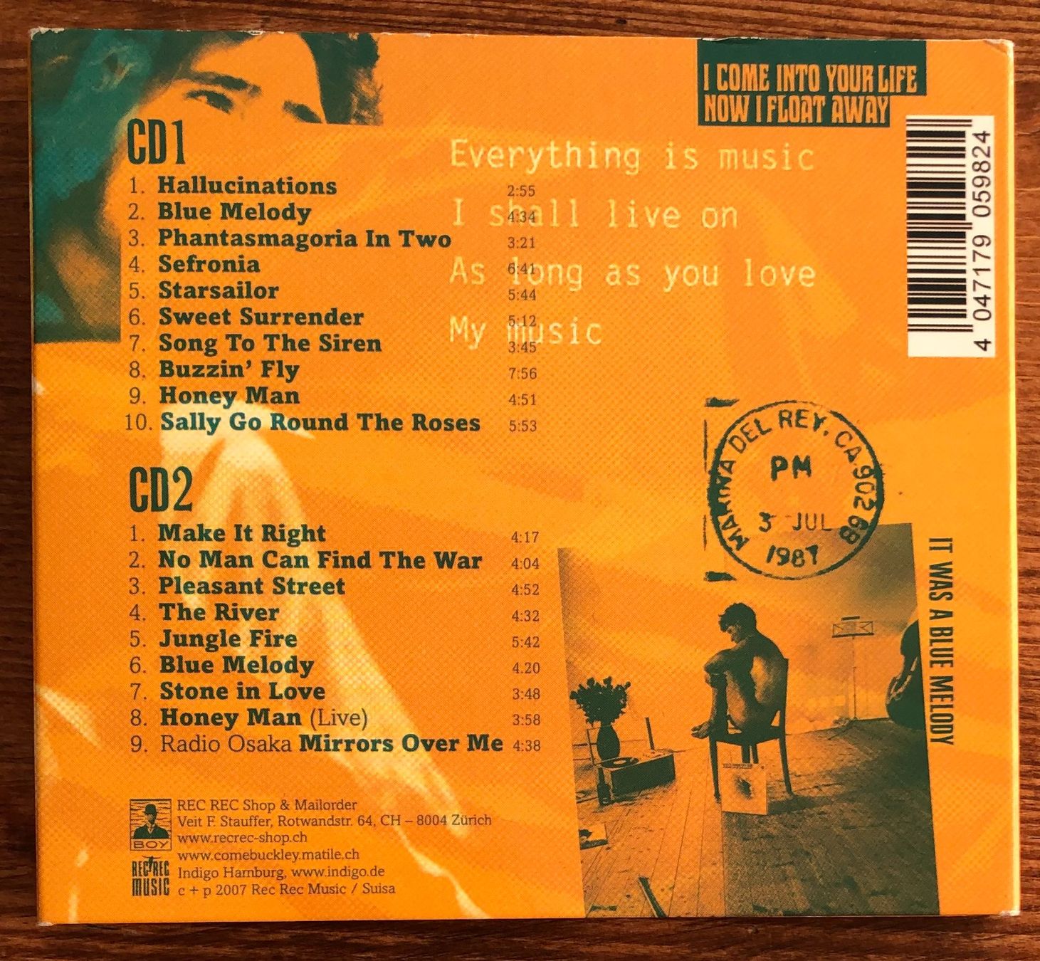 CD: Comebuckley - Salmon In A Ring-Shaped River, Tim Buckley 2CD – Usato da Luzern venduto da Schlafenicht00 1