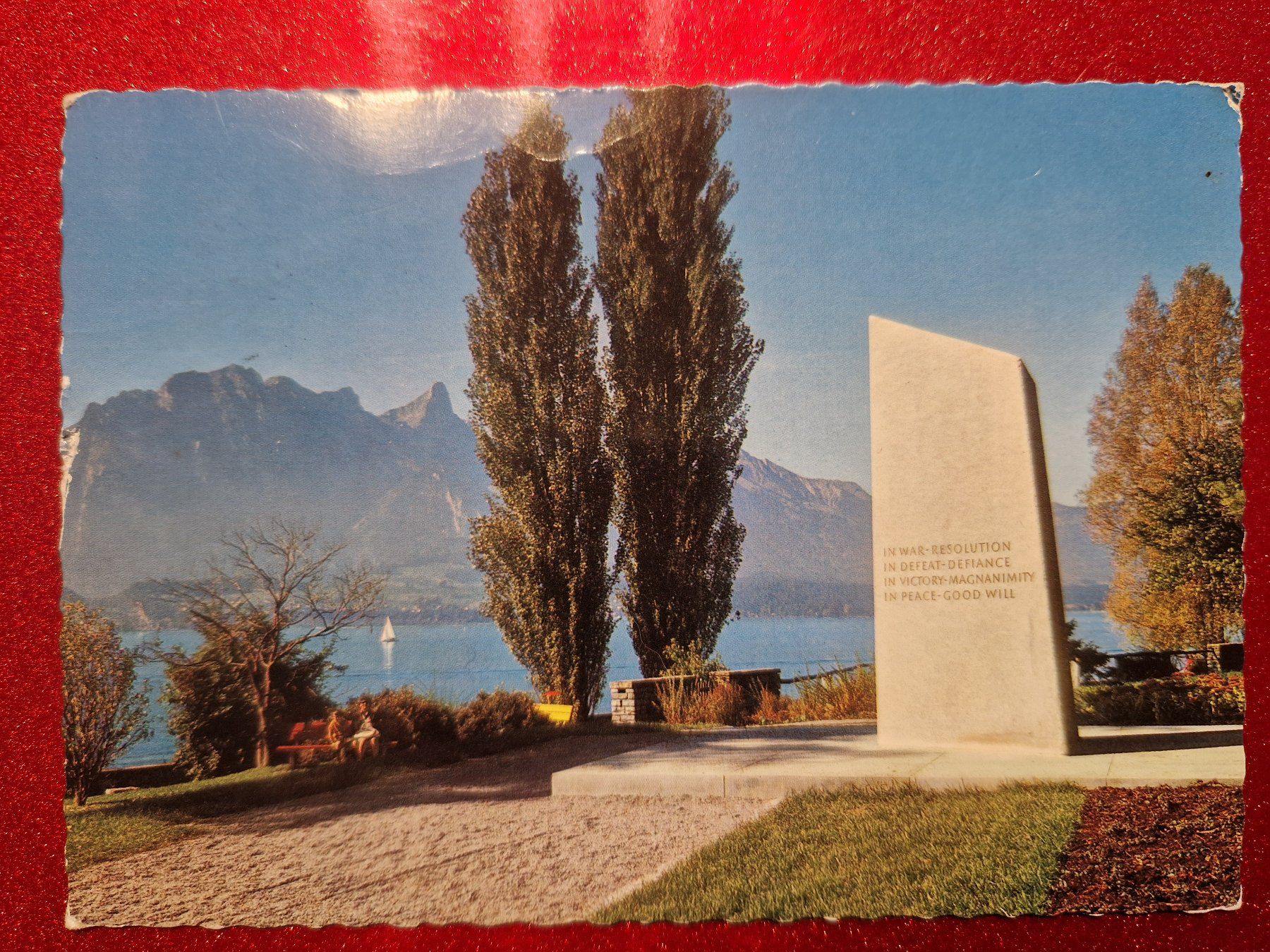 Cartoline postali: Oberhofen am Thunersee 1966 – Usato da Melchnau venduto da Fishel
