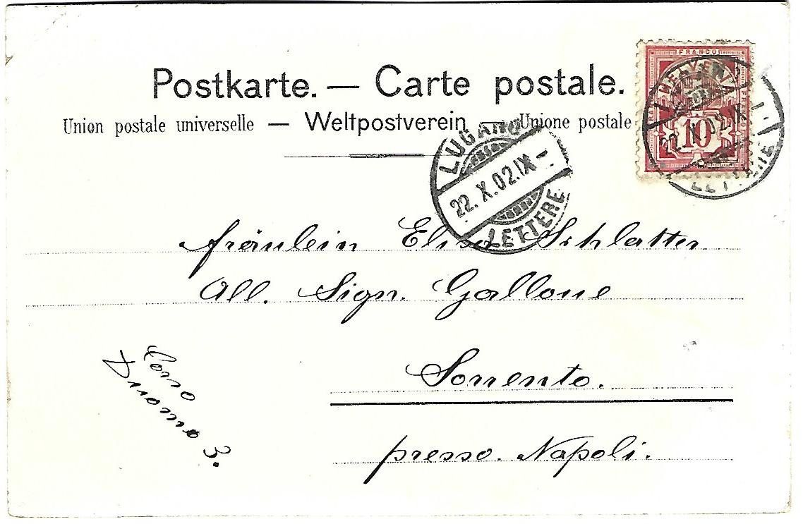 Cartoline postali: Hotel Europe Paradiso Lugano – Usato da Wetzikon ZH venduto da Brulu100 1