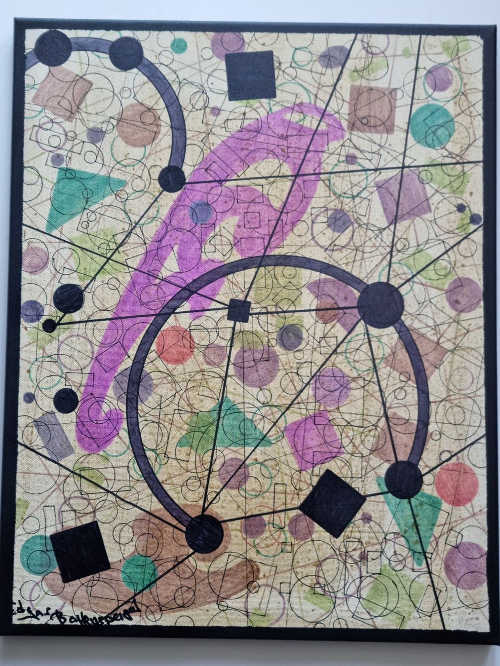 Dipinti: EDGAR BALTENSPERGER 0RIGINAL ACRYL GEMÄLDE  AUF KEILRAHMEN – Usato da Gersau venduto da grafik-kunst 7