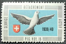 Det Pigeons Voyageurs 15, 1938/40, 2.WK, Wi Bft 25